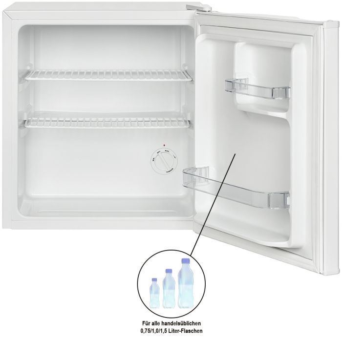 Bomann® Kühlschrank mit Gefrierfach | Kühlschrank klein mit 120L Nutzinhalt  | Kühlen 107L & Gefrieren 13L | Fridge mit 3 Türablagen & 2 Glasablagen 