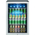 Bomann Glastür-Kühlschrank KSG 7285 schwarz